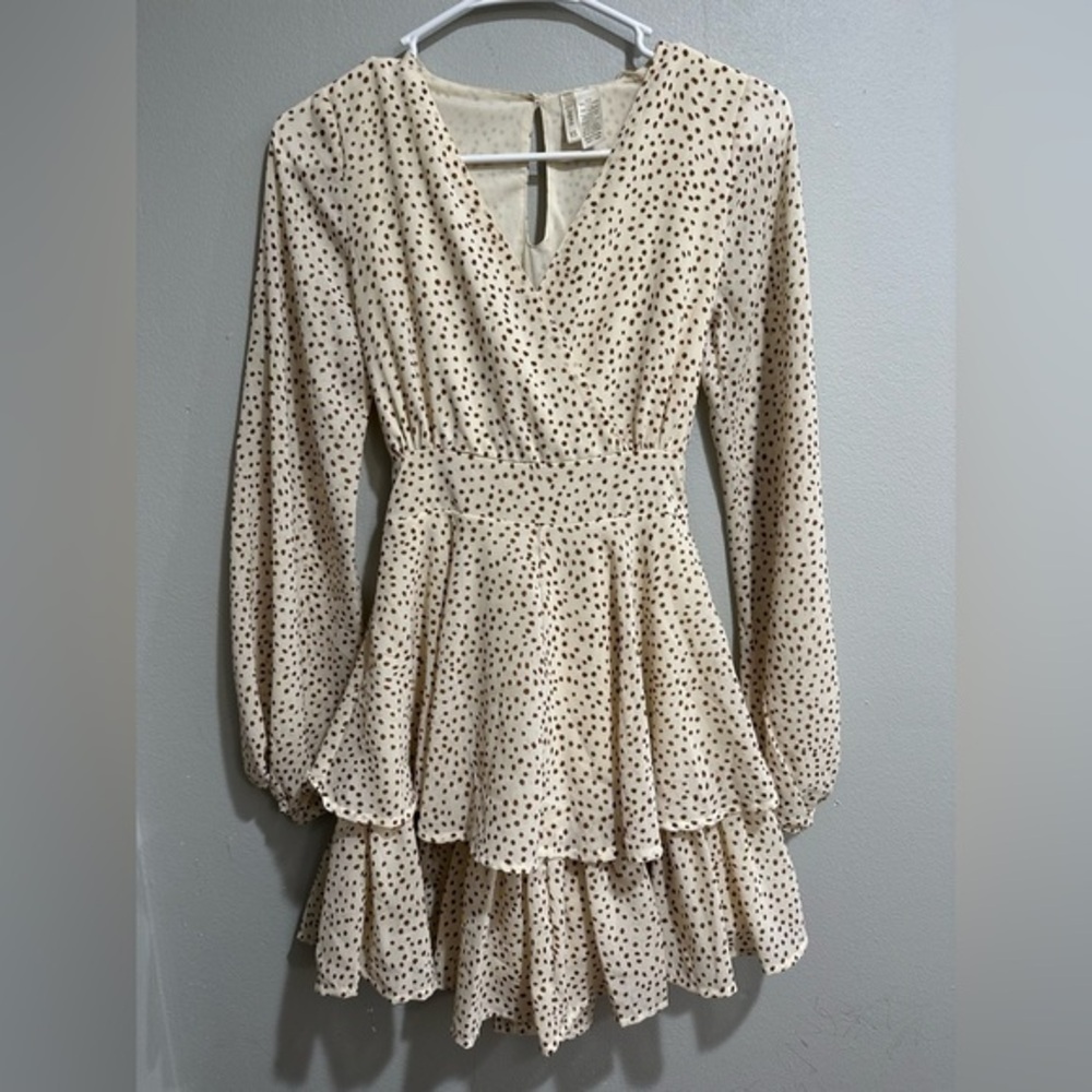 Mini dress puff sleeve